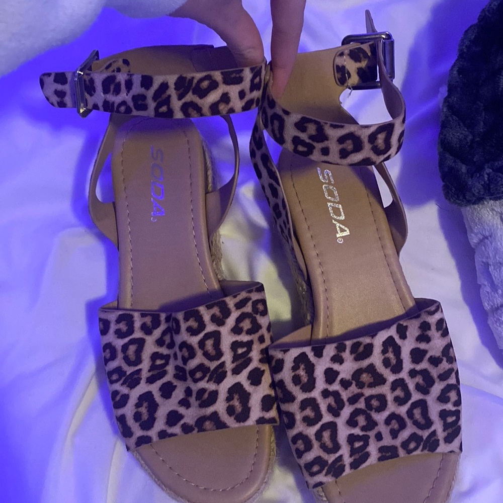 cheetah soda shoes